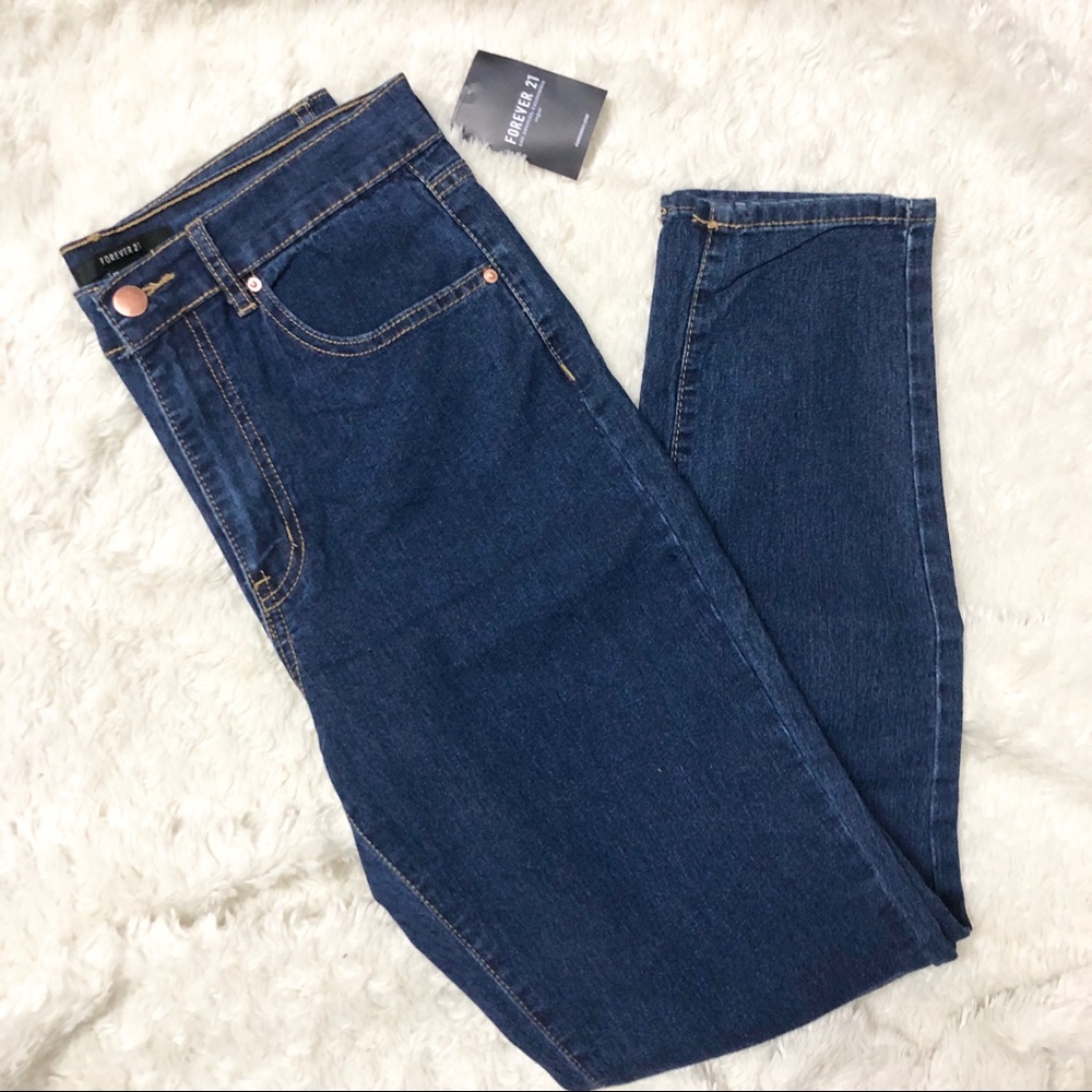 NWT Forever 21 Dark Wash Skinny Jeans